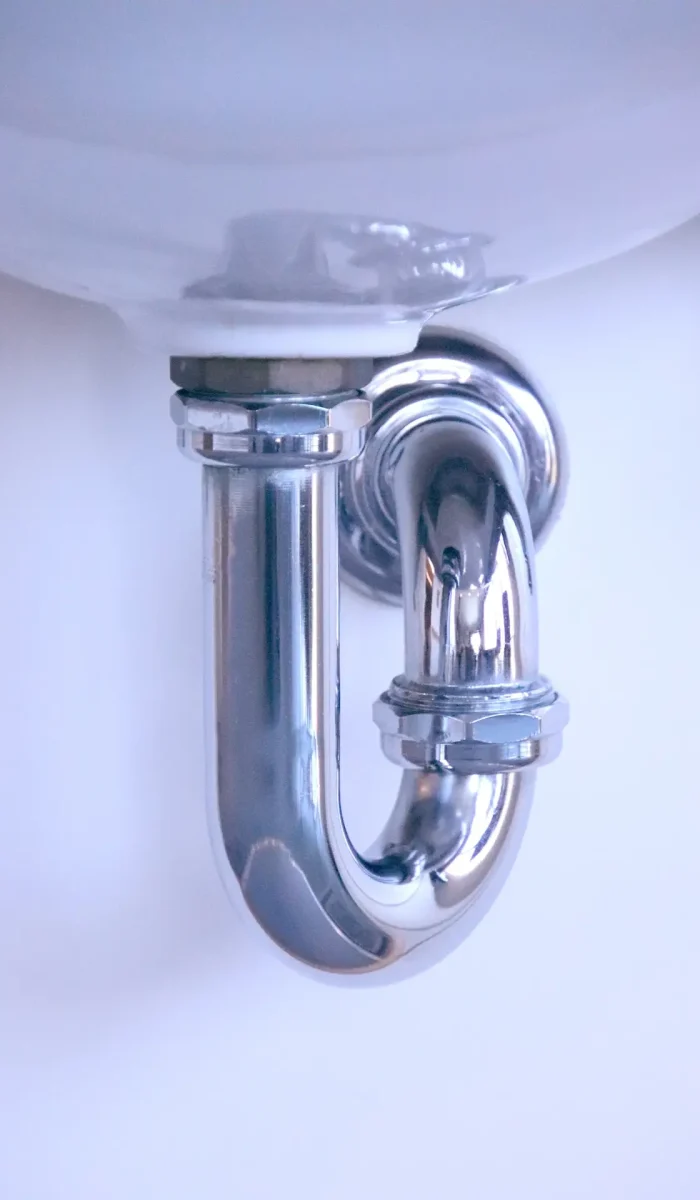 Sink drainage pipe and plumbing